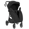 Carrello Bravo Carbon CRL-5530 - wózek spacerowy całoroczny, spacerówka na każdy teren z lampką LED (rączka teleskopowa) • Deep Black