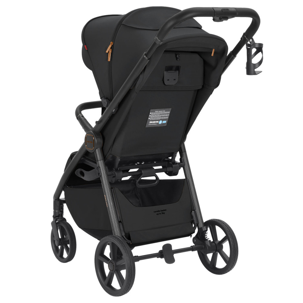 Carrello Bravo Carbon CRL-5530 - wózek spacerowy całoroczny, spacerówka na każdy teren z lampką LED (rączka teleskopowa) • Deep Black Carrello Bravo Carbon CRL-5530 - wózek spacerowy całoroczny, spacerówka na każdy teren z lampką LED (rączka teleskopowa) • Deep Black