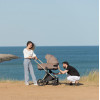 Carrello Ultra CRL-6527 - легка дитяча коляска 2в1 з регулюванням висоти люльки та прогулянкового сидіння (термо люлька, телескопічна ручка) • Warm Beige