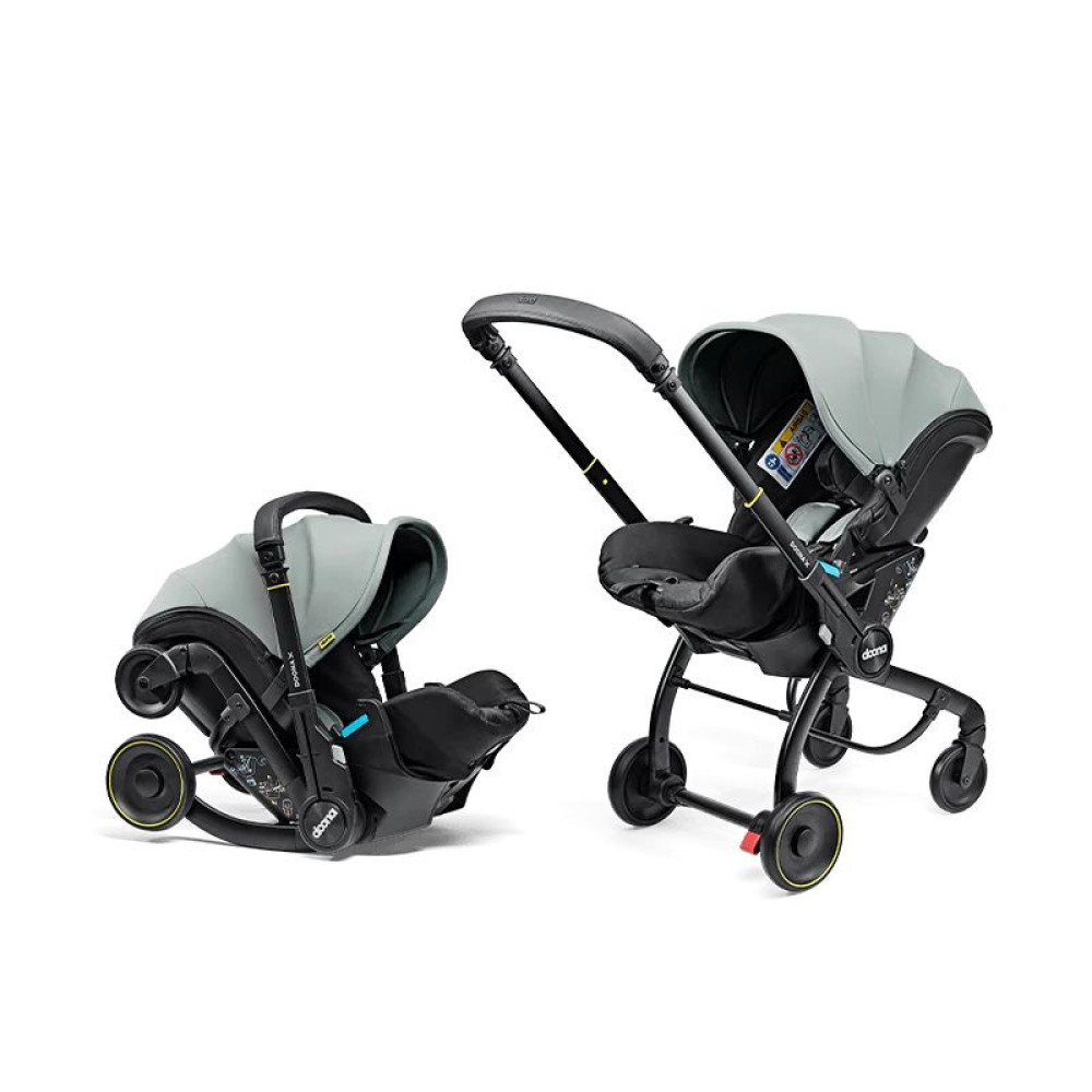 Doona X - mobilny fotelik samochodowy, wózek dla dziecka (0-13kg, 40-85cm) • Dusty Sage