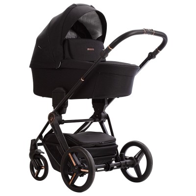 Bebetto Monti - wózek dziecięcy 2w1 z adapterami do podwyższenia gondoli (regulacja wysokości rączki łamana i teleskopowa) • 02 Stella