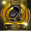 Junama Switch - wózek dziecięcy 2w1 z przekładaną rączką (odwracalna kierownica) • Black