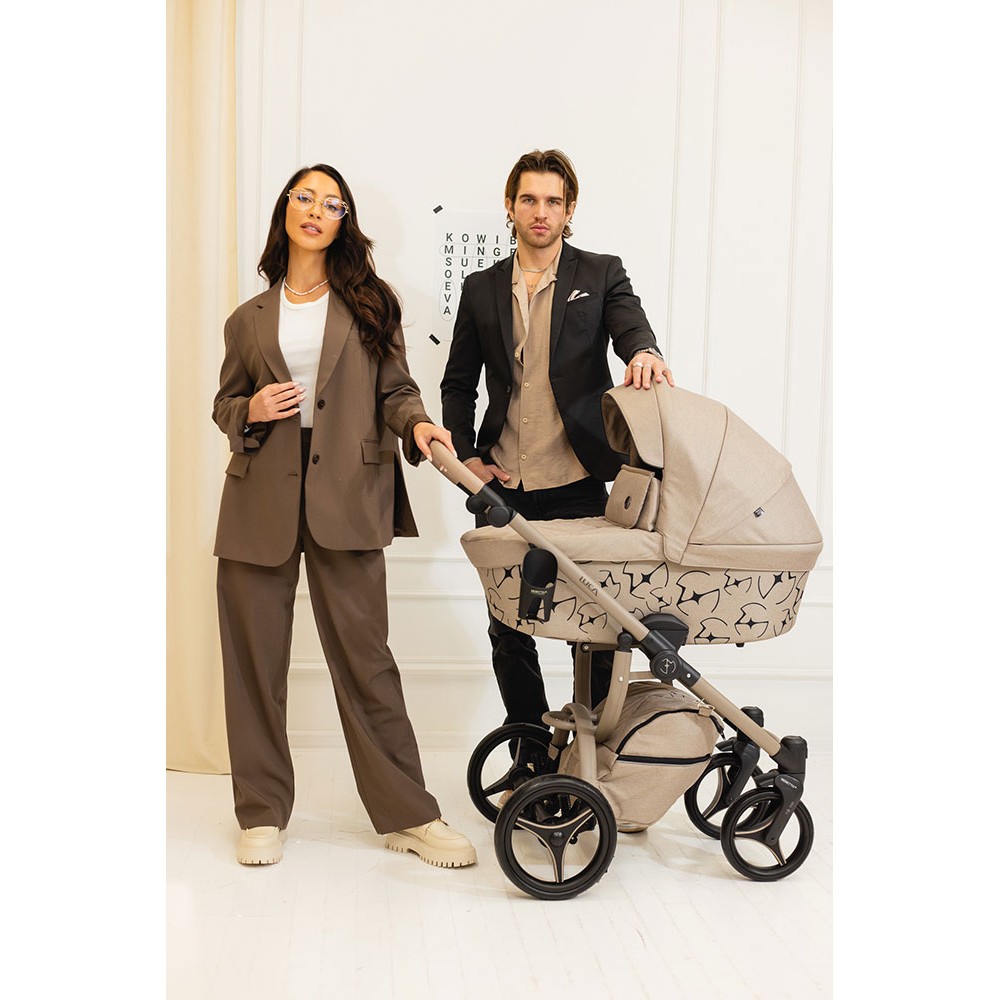 Bebetto Luca x Eva Minge - luksusowy wózek wielofunkcyjny 2w1 • Luca x Eva Minge PRO 01 Bebetto Luca x Eva Minge - luksusowy wózek wielofunkcyjny 2w1 • Luca x Eva Minge PRO 01