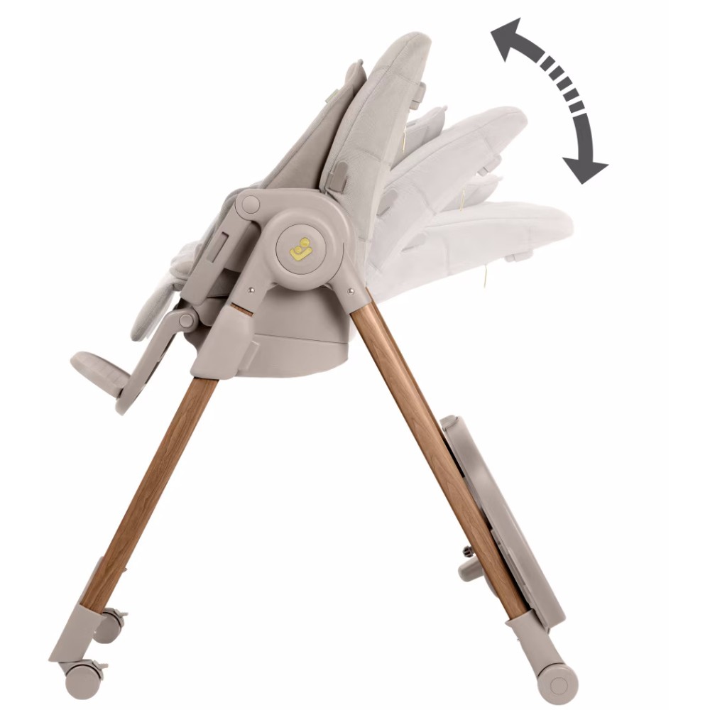 Maxi Cosi Minla Plus - krzesełko do karmienia 3w1 na kółkach, fotelik typu booster, stołek (0 - 14lat / 0 - 60 kg) • Elegance Beige