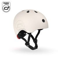 SCOOTANDRIDE S-M - kask dziecięcy na rower, hulajnogę (3+ lat / 51-55cm obwód głowy) • Ash