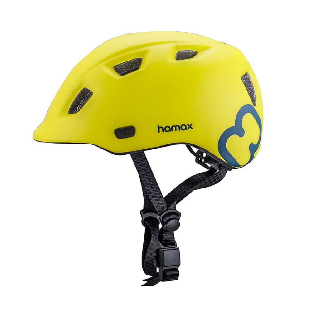 Hamax Thundercap S/M - kask dziecięcy rowerowy (roz 52-56cm) • Yellow/Black