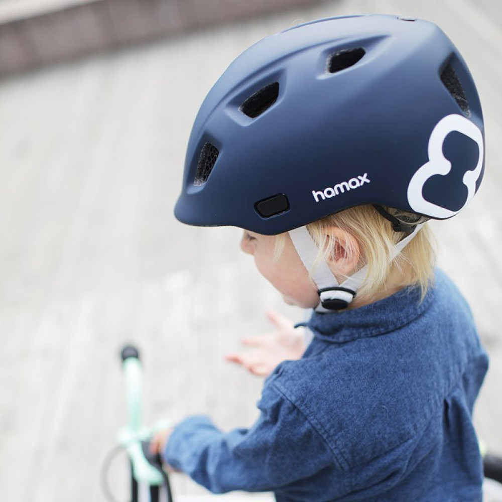 Hamax Thundercap S/M - kask dziecięcy rowerowy (roz 52-56cm) • Yellow/Black