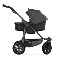 TFK Mono 3 - wózek dziecięcy terenowy 2w1 (gondola Combi / siedzisko), pompowane koła • Anthracite