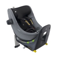 Swandoo Marie 5 - obrotowy fotelik samochodowy dla dzieci (0-4lat / 40–105cm / do 18kg) • Sezame Grey