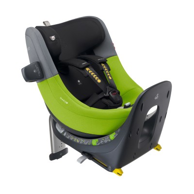 Swandoo Marie 5 - поворотне дитяче автокрісло (0-4роки / 40–105см / до 18кг) • Lime/Sesame Grey