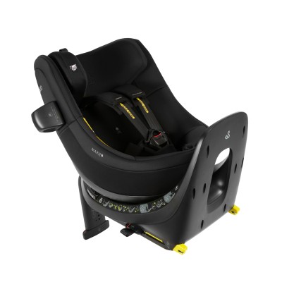 Swandoo Marie 5 - поворотне дитяче автокрісло (0-4роки / 40–105см / до 18кг) • All Black Edition