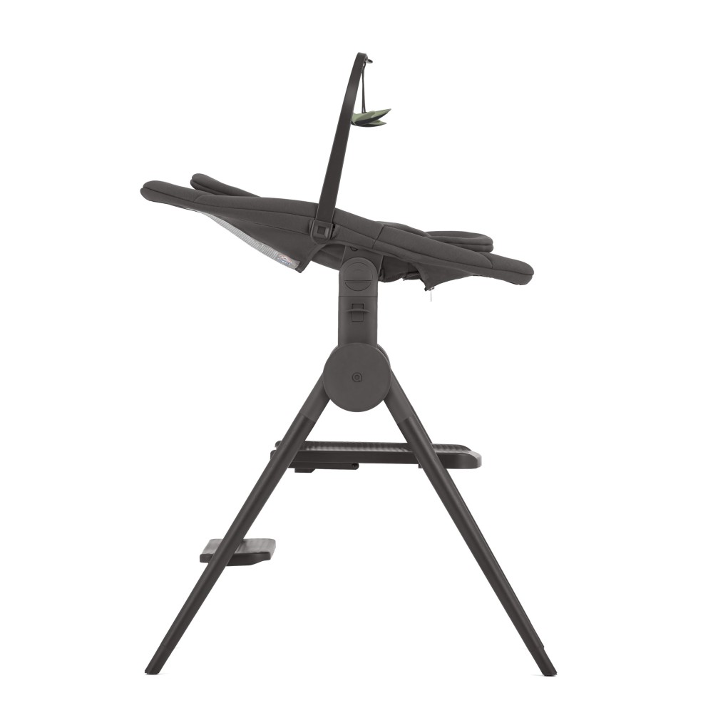 Anex Ozy - krzesełko do karmienia 3w1, leżaczek dla noworodka, wieża edukacyjna typu kitchen helper do 30 kg (wkładka dla noworodka, zabawki wspierające wczesny rozwój, regulatory wysokości) • Night