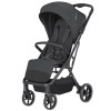 Carrello Nova Plus 2025 CRL-5524 - wózek spacerowy z automatycznym składaniem, kompaktowa spacerówka, z większymi kołami, pokrowiec na nóżki z zamkiem błyskawicznym • Marengo Grey