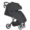 Carrello Nova Plus 2025 CRL-5524 - wózek spacerowy z automatycznym składaniem, kompaktowa spacerówka, z większymi kołami, pokrowiec na nóżki z zamkiem błyskawicznym • Marengo Grey