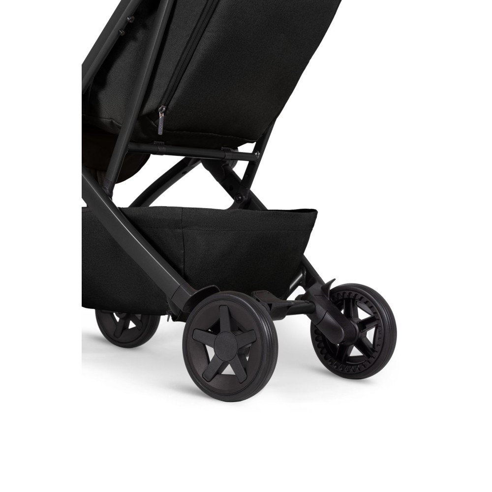 Joolz Aer 2 - легкий прогулянковий візок, компактна прогулянкова коляска для подорожей • Space Black