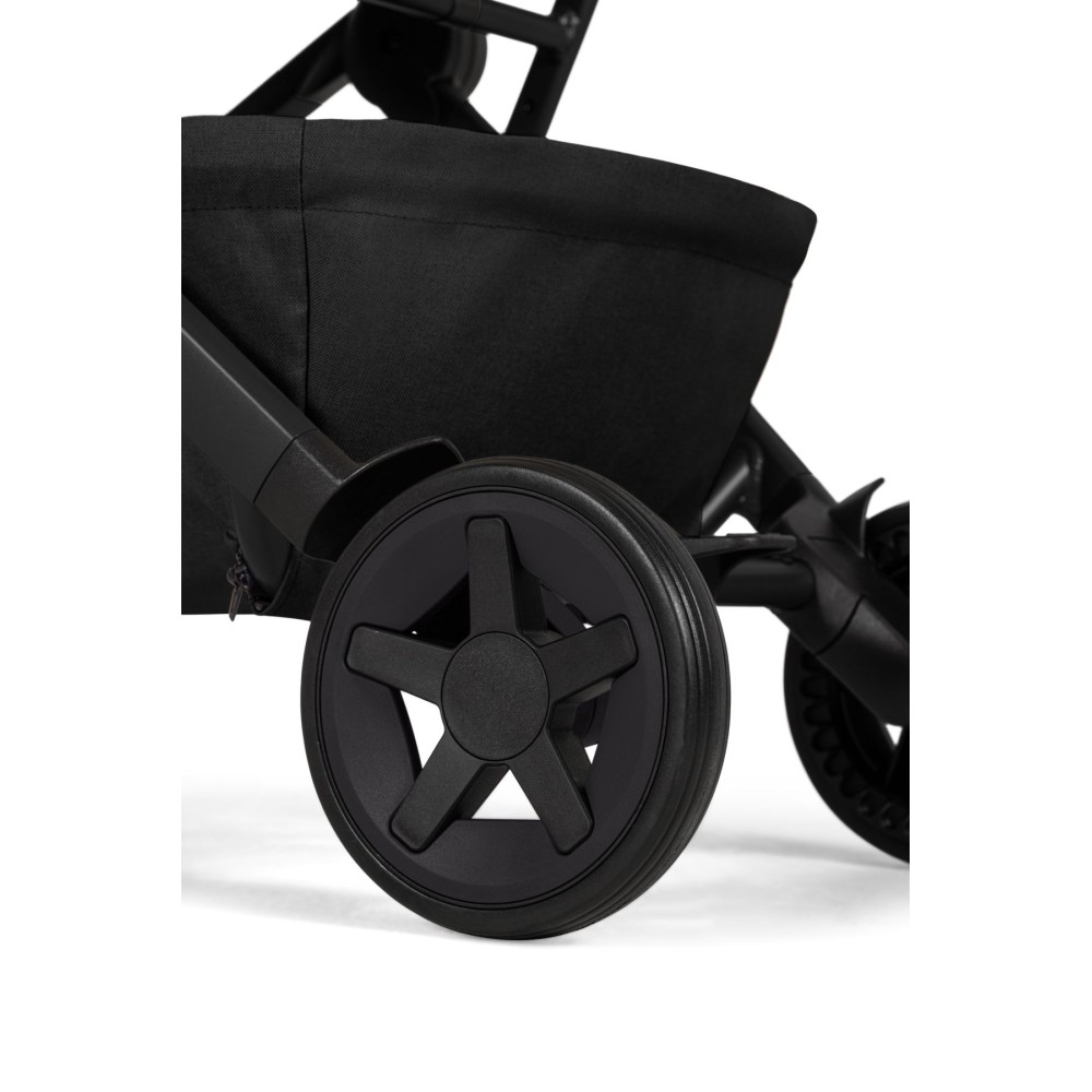 Joolz Aer 2 - легкий прогулянковий візок, компактна прогулянкова коляска для подорожей • Space Black