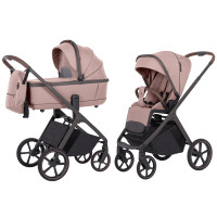 Carrello Vector 2025 CRL-6550 - lekki wózek dziecięcy 2w1 z regulacją wysokości gondoli i siedziska spacerówki • Cupcake Beige Carrello Vector 2025 CRL-6550 - lekki wózek dziecięcy 2w1 z regulacją wysokości gondoli i siedziska spacerówki • Cupcake Beige