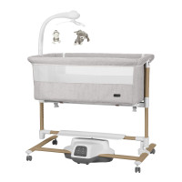 Carrello Bloom CRL-10304 - łóżeczko dostawne z elektronicznym systemem kołysania • Silk Beige Carrello Bloom CRL-10304 - łóżeczko dostawne z elektronicznym systemem kołysania • Silk Beige