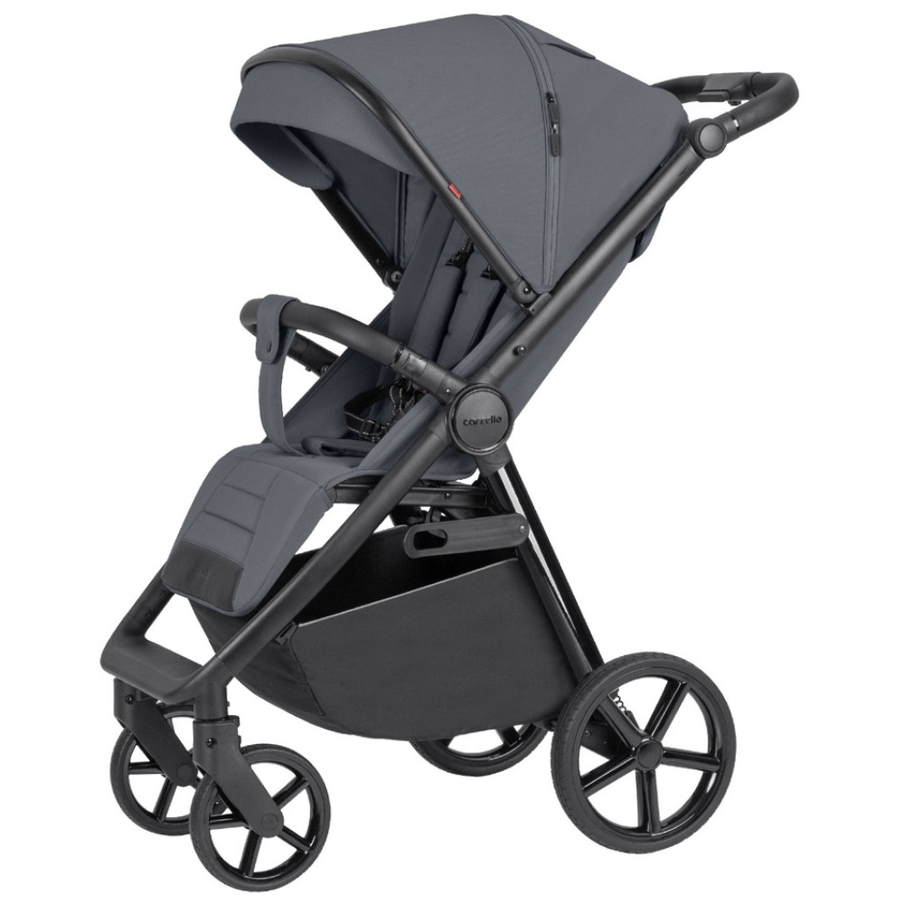 Carrello Bravo SL 2024 CRL-5520 - прогулянкова коляска для бездоріжжя, всесезонний візок • Deep Grey