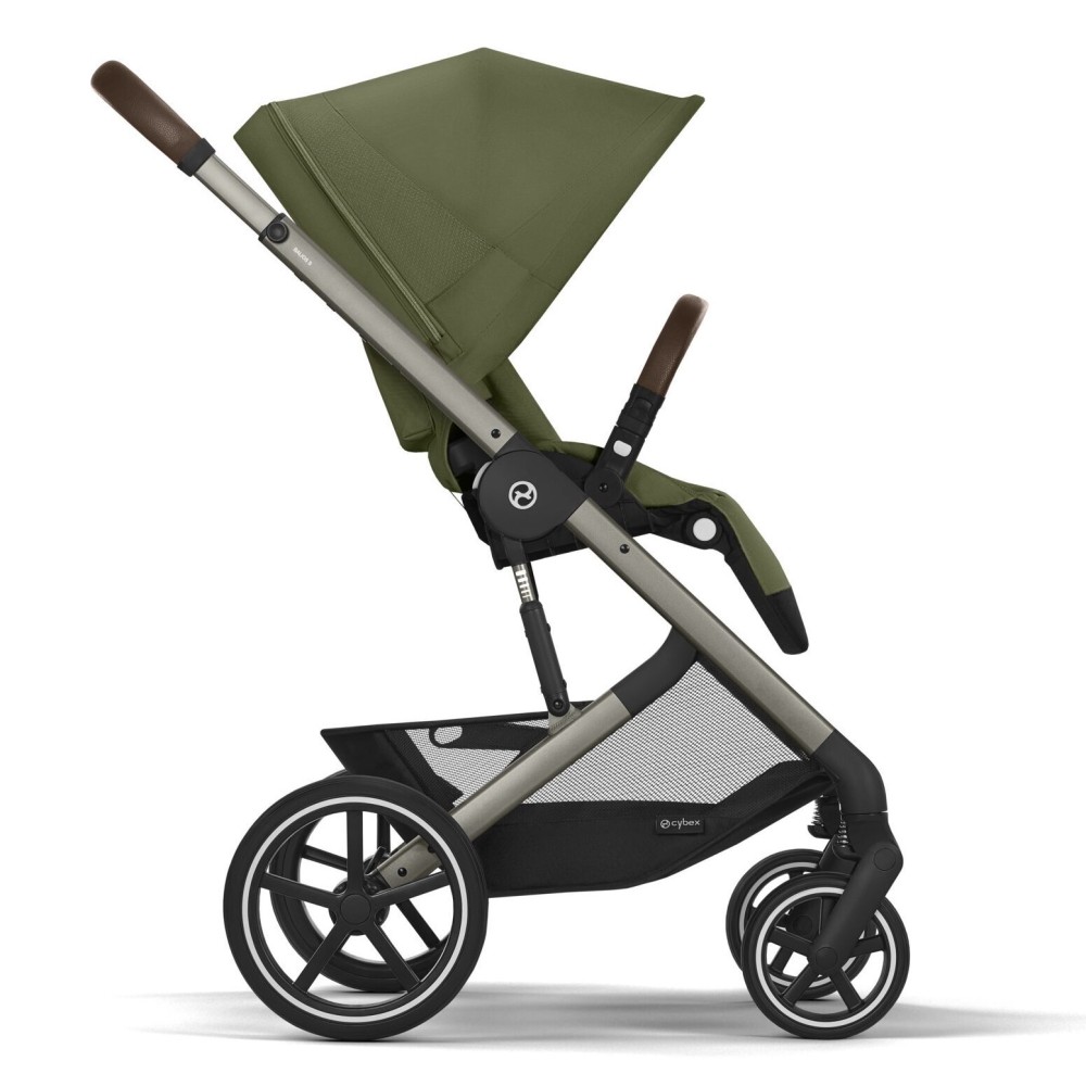 Cybex Balios S Lux - wózek spacerowy / spacerówka na każdy teren • Moss Green