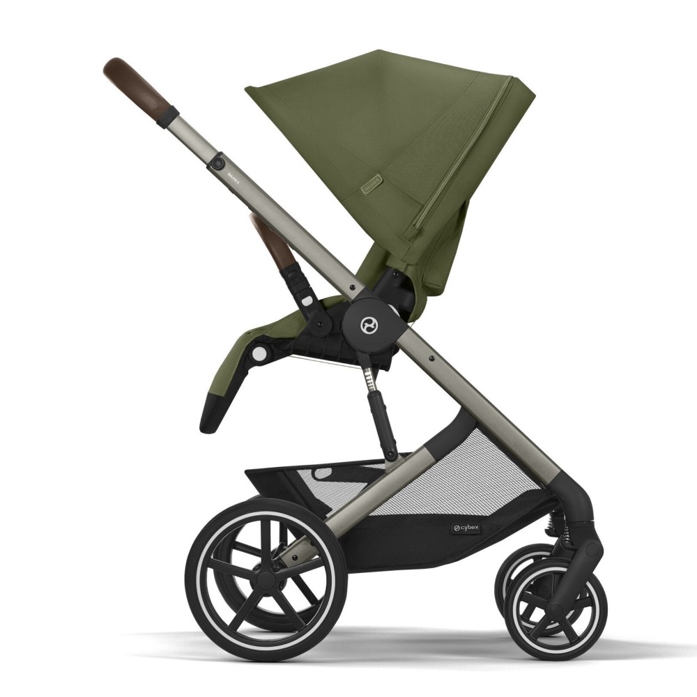 Cybex Balios S Lux - wózek spacerowy / spacerówka na każdy teren • Moss Green
