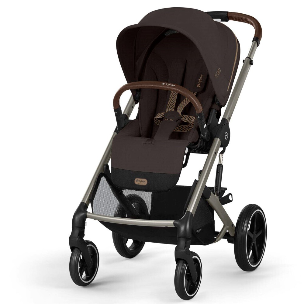 Cybex Balios S Lux - wózek spacerowy / spacerówka na każdy teren • Chocolate Brown