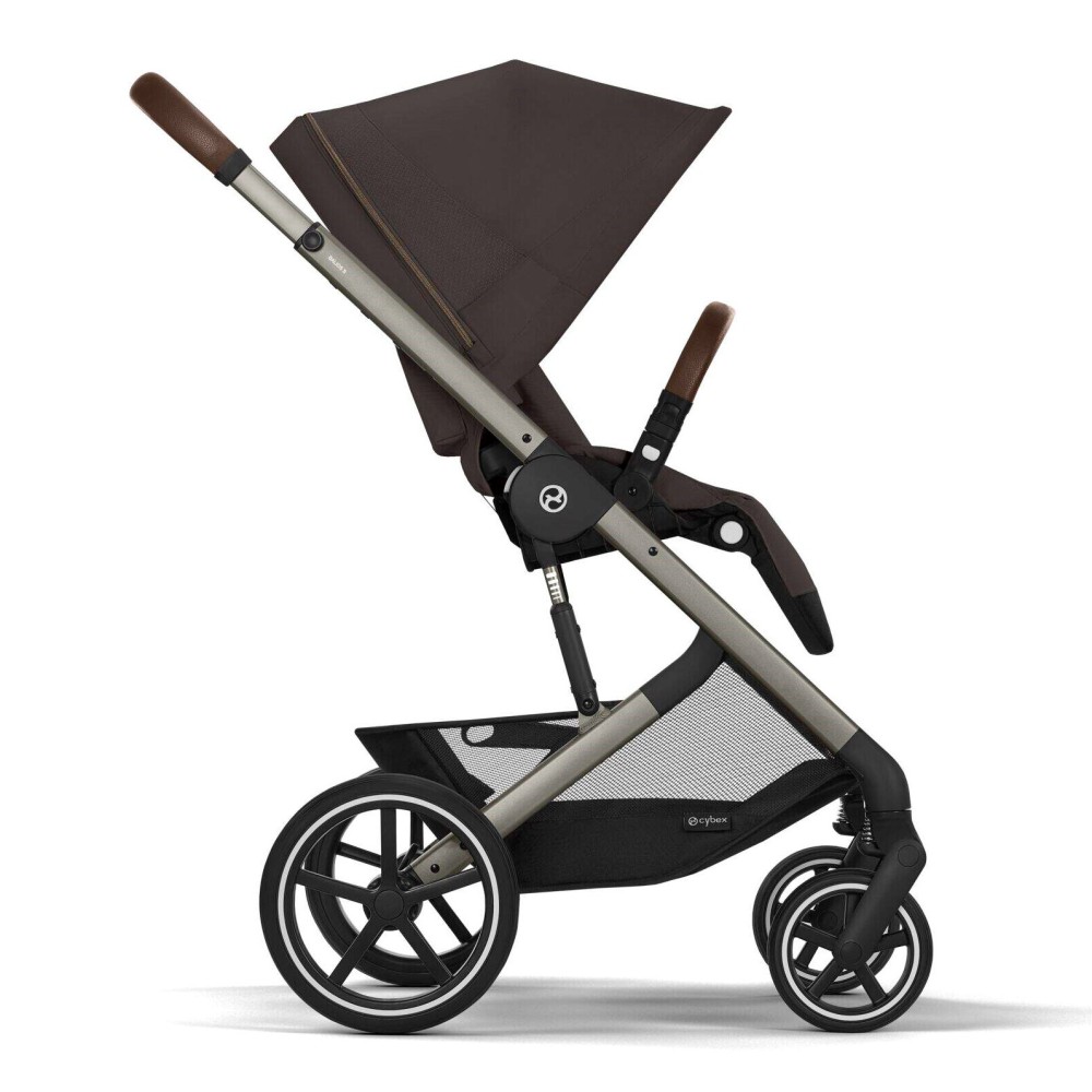 Cybex Balios S Lux - wózek spacerowy / spacerówka na każdy teren • Chocolate Brown