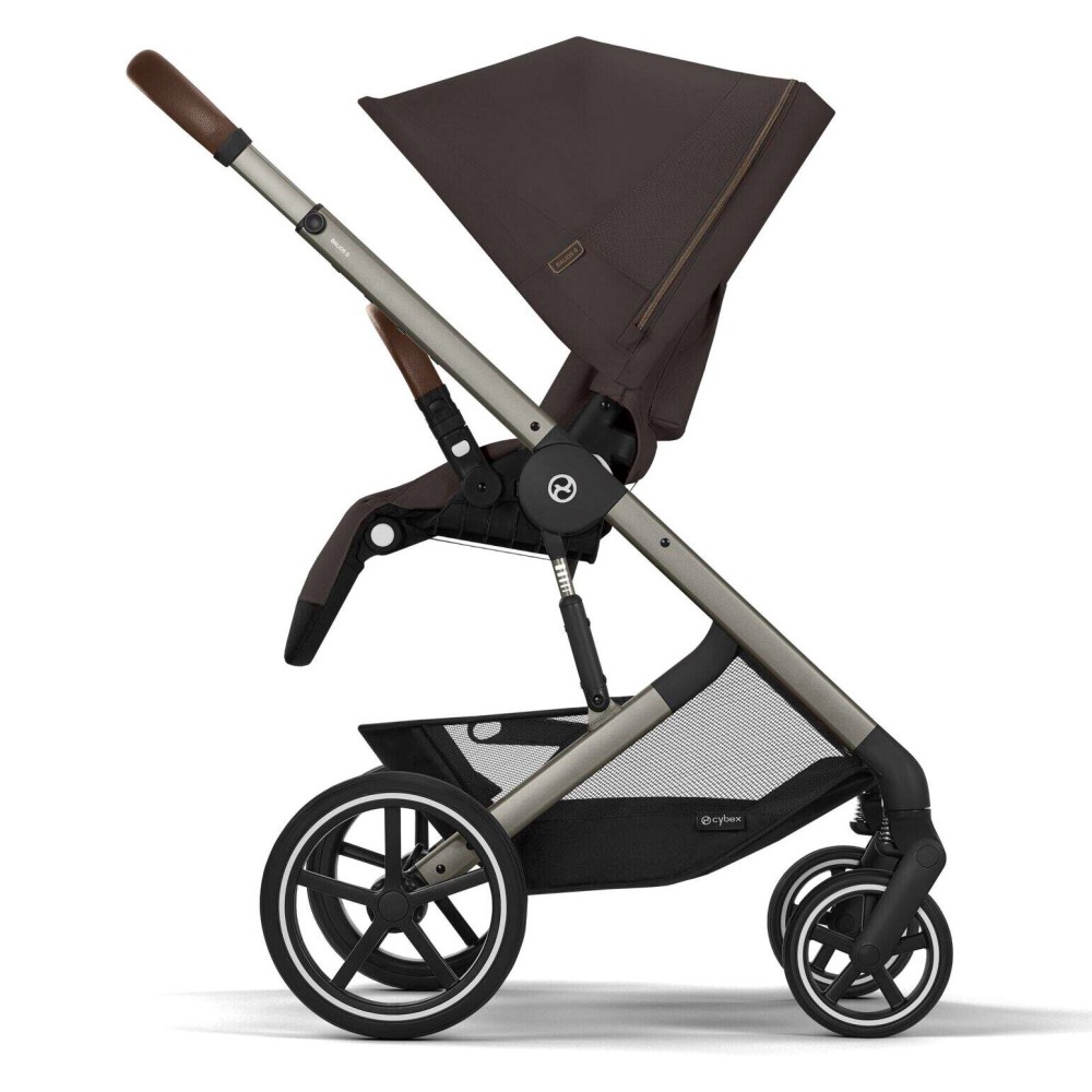 Cybex Balios S Lux - wózek spacerowy / spacerówka na każdy teren • Chocolate Brown