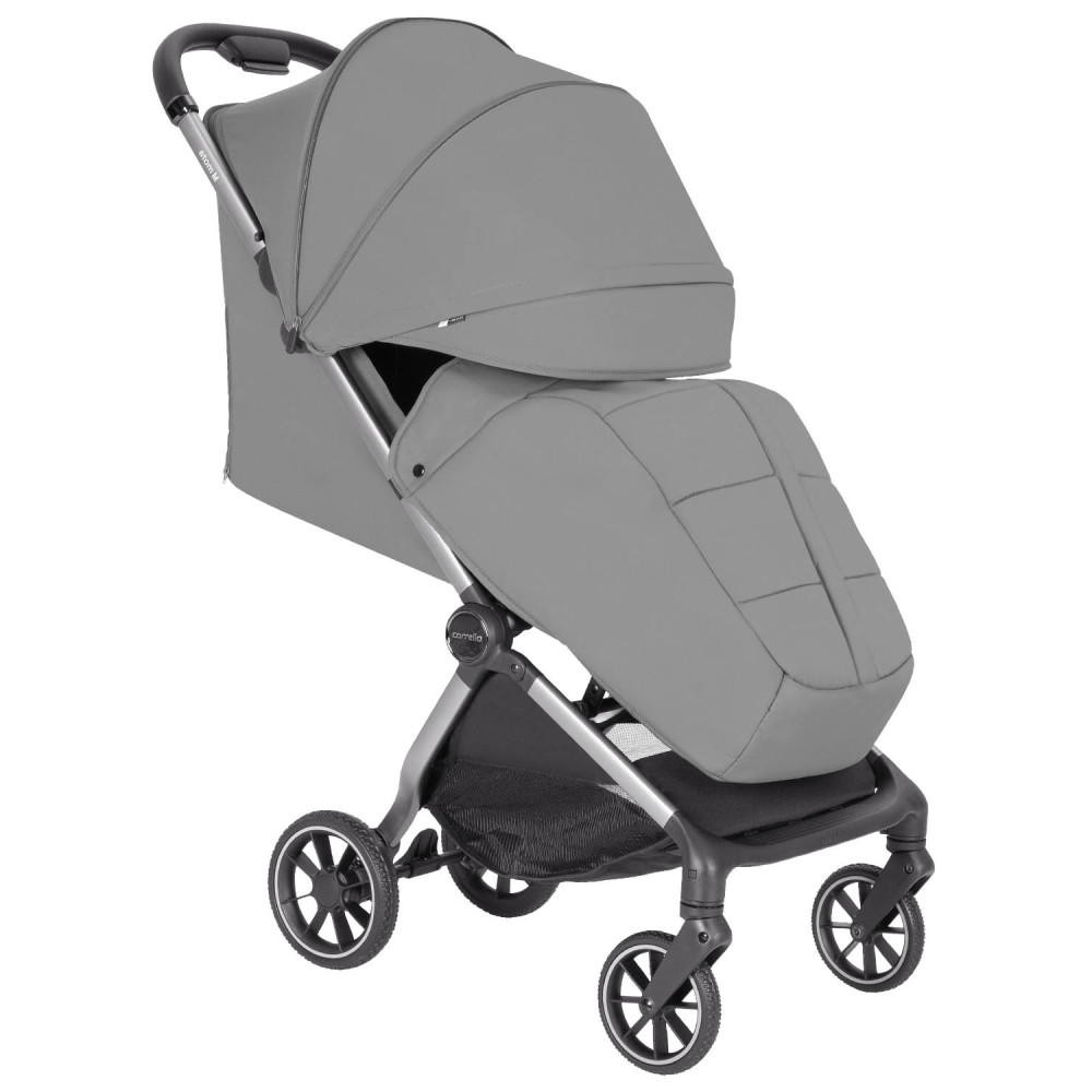 Carrello Atom M CRL-5527 - lekki wózek spacerowy z automatycznym składaniem / kompaktowa spacerówka • Alloy Grey Carrello Atom M CRL-5527 - lekki wózek spacerowy z automatycznym składaniem / kompaktowa spacerówka • Alloy Grey