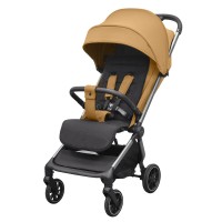 Carrello Atom M CRL-5527 - lekki wózek spacerowy z automatycznym składaniem / kompaktowa spacerówka • Mango Beige