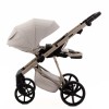 Adamex Delta Natura - дитяча коляска 2в1, вентиляційні отвори в люльці, прогулянкове сидіння складається разом з рамою в обох напрямках руху • Vanilla (DN-3)