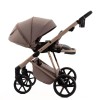 Adamex Delta Natura - дитяча коляска 2в1, вентиляційні отвори в люльці, прогулянкове сидіння складається разом з рамою в обох напрямках руху • Cappuccino (DN-4)