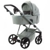 Adamex Delta Natura - дитяча коляска 2в1, вентиляційні отвори в люльці, прогулянкове сидіння складається разом з рамою в обох напрямках руху • Mint (DN-8)
