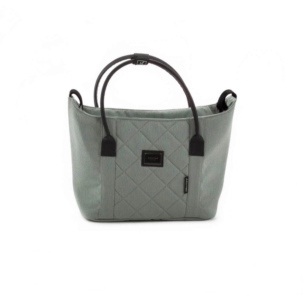 Adamex Delta Natura - дитяча коляска 2в1, вентиляційні отвори в люльці, прогулянкове сидіння складається разом з рамою в обох напрямках руху • Mint (DN-8)