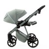 Adamex Delta Natura - дитяча коляска 2в1, вентиляційні отвори в люльці, прогулянкове сидіння складається разом з рамою в обох напрямках руху • Mint (DN-8)