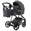 Adamex Delta Natura - дитяча коляска 2в1, вентиляційні отвори в люльці, прогулянкове сидіння складається разом з рамою в обох напрямках руху • Stone (DN-10)