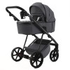 Adamex Delta Natura - дитяча коляска 2в1, вентиляційні отвори в люльці, прогулянкове сидіння складається разом з рамою в обох напрямках руху • Stone (DN-10)