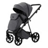 Adamex Delta Natura - дитяча коляска 2в1, вентиляційні отвори в люльці, прогулянкове сидіння складається разом з рамою в обох напрямках руху • Stone (DN-10)