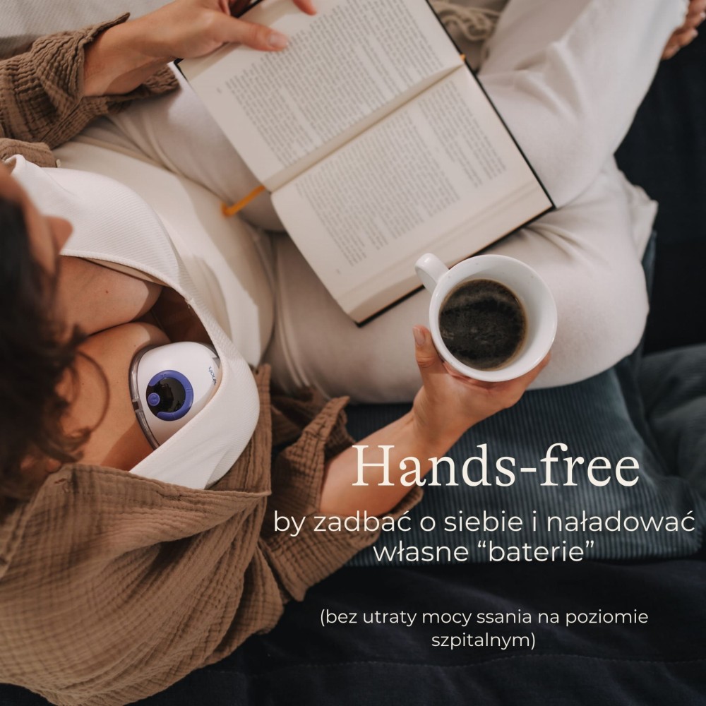 Lansinoh - молоковідсмоктувач бездротовий подвійний Hands-free • White