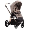 Bebetto Monti Premium Class - wózek dziecięcy 2w1 z adapterami do podwyższenia gondoli (regulacja wysokości rączki łamana i teleskopowa) • PC 11 Kaszmir