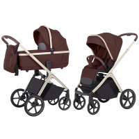 Carrello Vector 2025 CRL-6550 - lekki wózek dziecięcy 2w1 z regulacją wysokości gondoli i siedziska spacerówki • Sienna Beige Carrello Vector 2025 CRL-6550 - lekki wózek dziecięcy 2w1 z regulacją wysokości gondoli i siedziska spacerówki • Sienna Beige