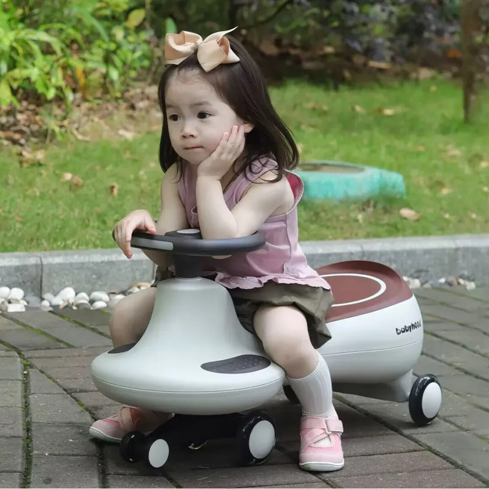 Babyhood Twistcar - jeździk grawitacyjny dla dzieci, LED kółka (3 lata +/do 50 kg) • Szary Babyhood Twistcar - jeździk grawitacyjny dla dzieci, LED kółka (3 lata +/do 50 kg) • Szary