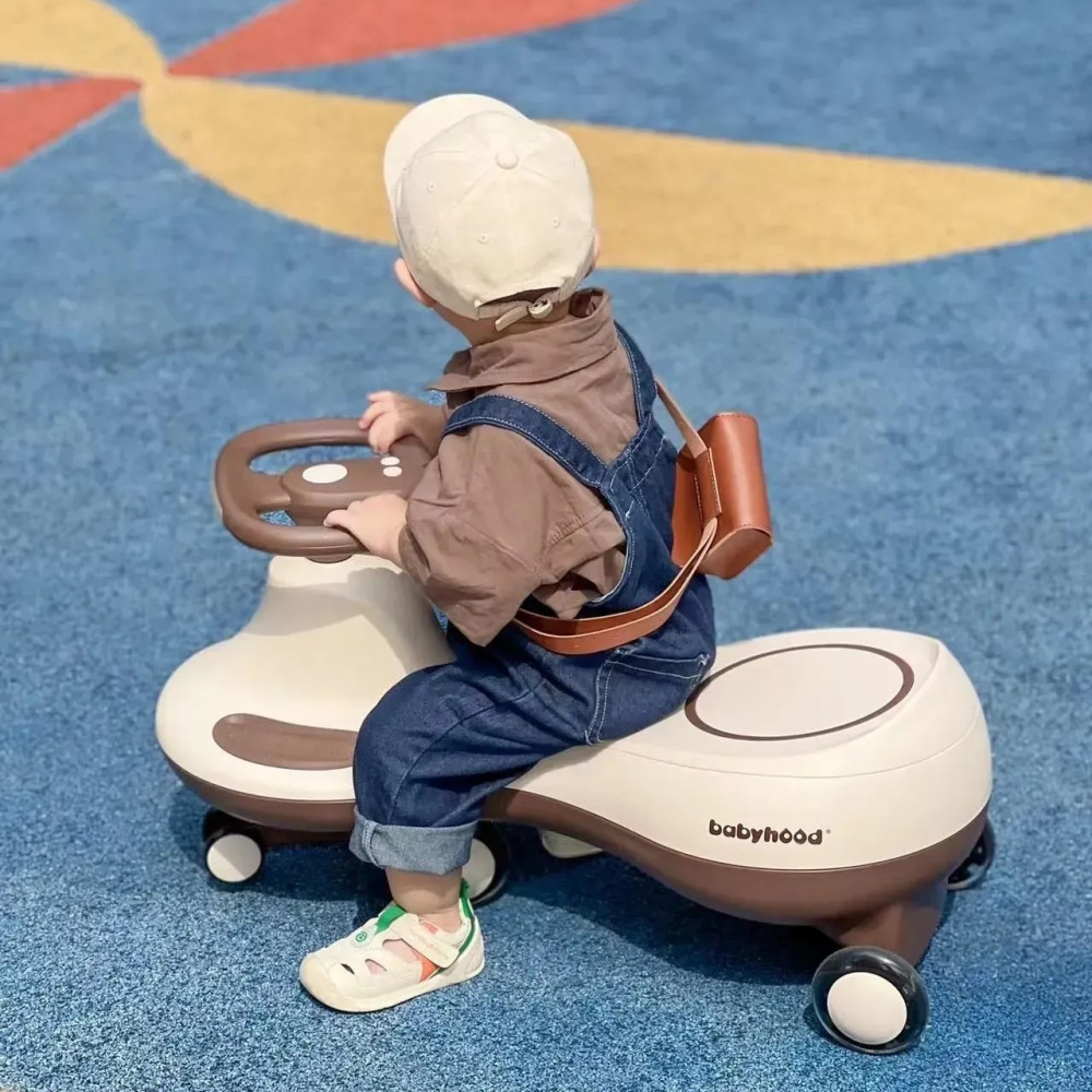 Babyhood Twistcar - jeździk grawitacyjny dla dzieci, LED kółka (3 lata +/do 50 kg) • Szary Babyhood Twistcar - jeździk grawitacyjny dla dzieci, LED kółka (3 lata +/do 50 kg) • Szary