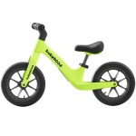 Babyhood - rowerek biegowy dla dzieci, regulowana wysokość siodełka, koła z trwałej gumy • Zielony