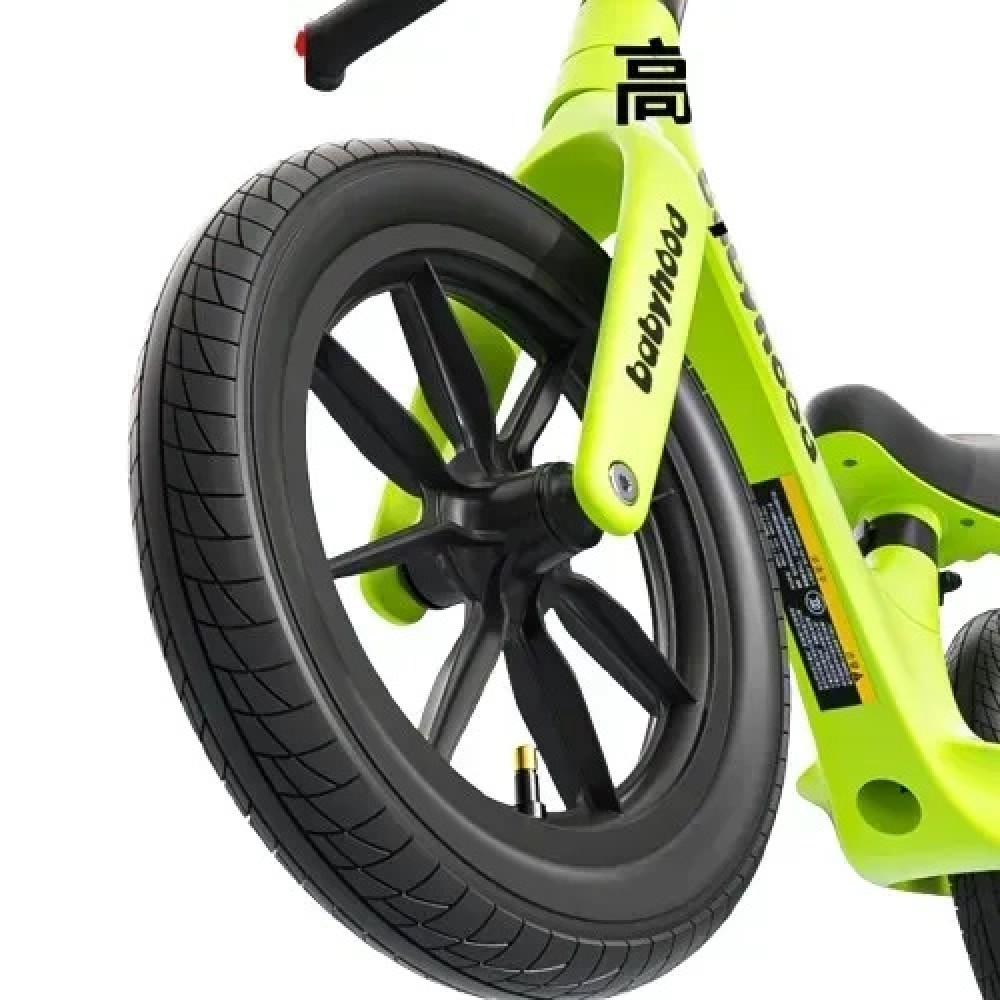 Babyhood - rowerek biegowy dla dzieci, regulowana wysokość siodełka, koła z trwałej gumy • Zielony