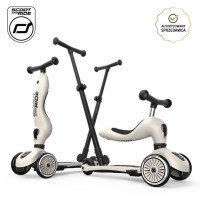 SCOOTANDRIDE Highwaykick 1 Push and Go - дитячий самокат з сидінням та регульованою батьківською ручкою для штовхання (1-5 років/82-118 см) • Ash SCOOTANDRIDE Highwaykick 1 Push and Go - дитячий самокат з сидінням та регульованою батьківською ручкою для штовхання (1-5 років/82-118 см) • Ash