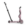 SCOOTANDRIDE Highwaykick 1 Push and Go - дитячий самокат з сидінням та регульованою батьківською ручкою для штовхання (1-5 років/82-118 см) • Wildberry