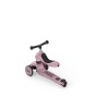 SCOOTANDRIDE Highwaykick 1 Push and Go - дитячий самокат з сидінням та регульованою батьківською ручкою для штовхання (1-5 років/82-118 см) • Wildberry