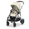 Cybex e-Gazelle S  - elektryczny wózek spacerowy, wózek z napędem elektrycznym, automatyczna funkcja kołysania, ponad 20 konfiguracji • Seashell Beige