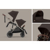 Cybex e-Gazelle S  - elektryczny wózek spacerowy, wózek z napędem elektrycznym, automatyczna funkcja kołysania, ponad 20 konfiguracji • Chocolate Brown